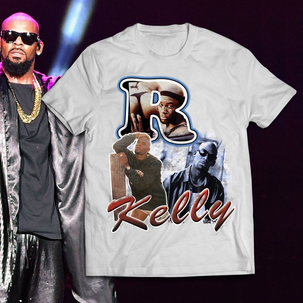 Vintage Style White R. Kelly Music Tee